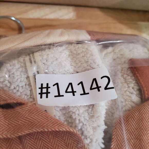 Kühl Jacket Womens Small Rust Orange Plaid Sherpa-Lined Flannel Shacket *NWT* - Picture 10 of 10